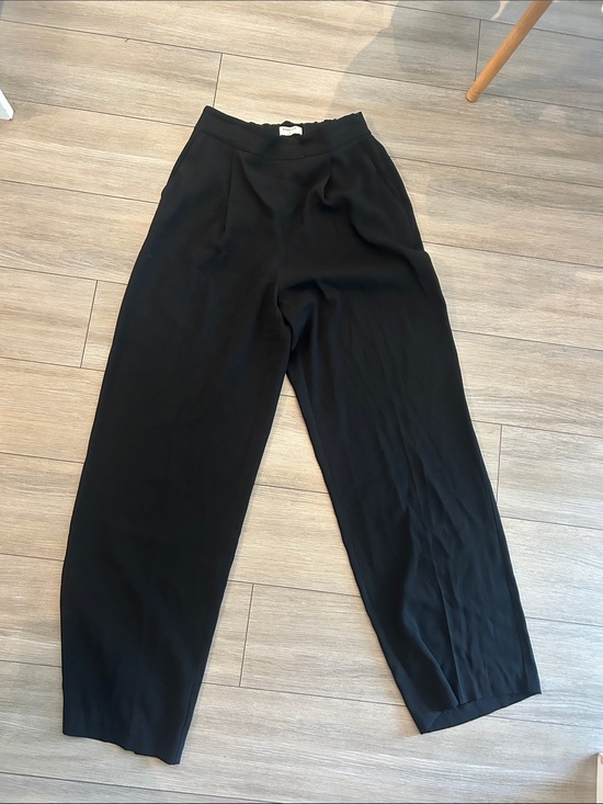 Aritzia Pants - Aritzia Black High-Rise Wide Leg Trousers